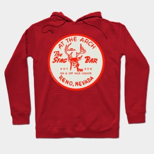 Vintage the Stag Bar Reno Nevada Hoodie